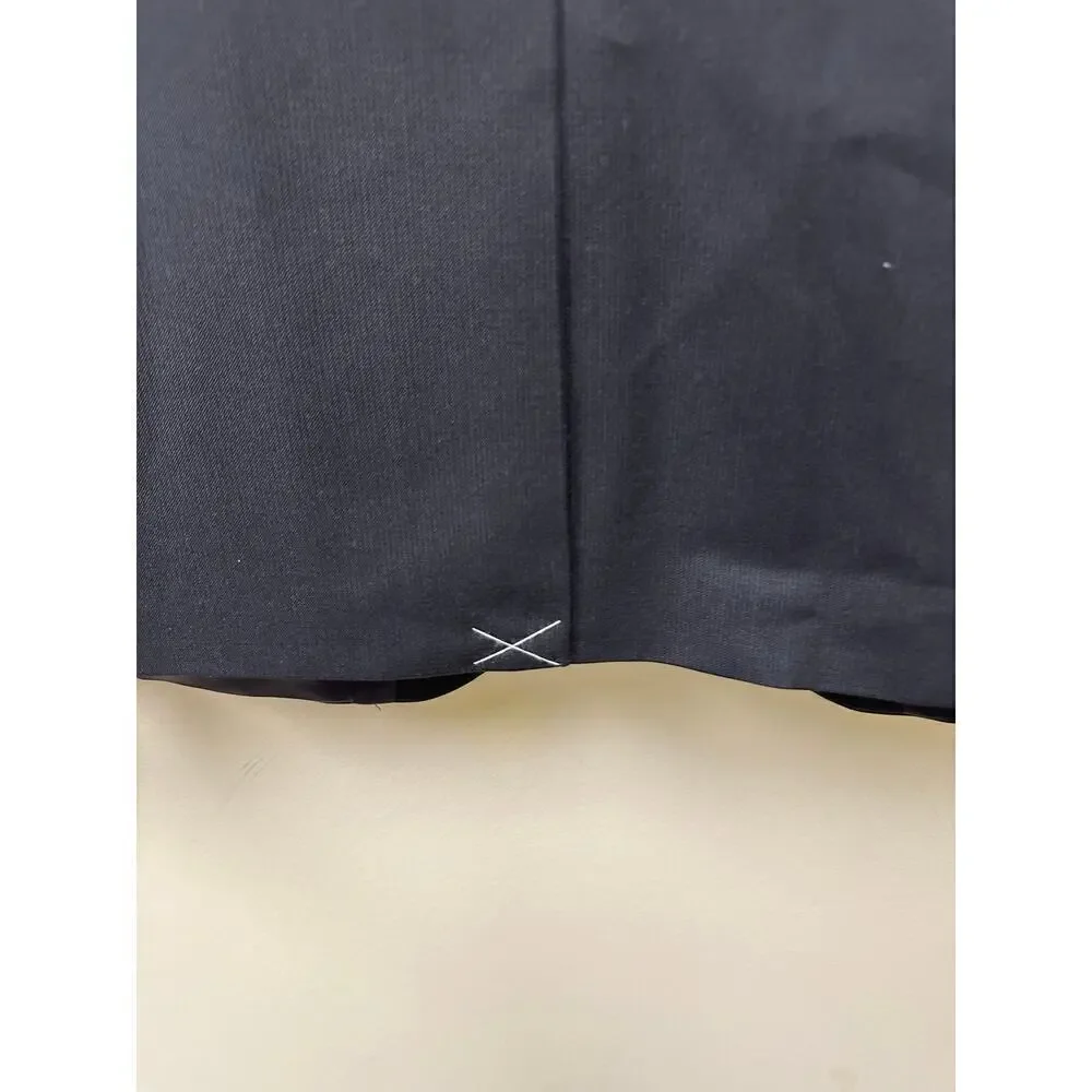 Dockers NWT Men's Black Two Button Notch Lapel Lined Blazer Jacket Size 48R FLAW